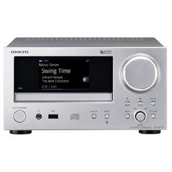 ONKYO ネットワークCDレシーバー ハイレゾ対応 シルバー CR-N775(S)(中古:非常に良い)