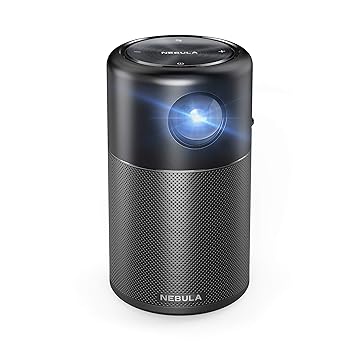 Anker Nebula Capsule Pro（Android搭載モバイルプロジェクター）【150 ANSIルーメン / DLP搭載 / 360度スピーカ(中古品)