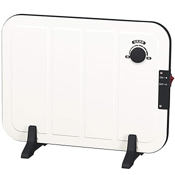 [山善] ミニパネルヒーター(温度調節機能付) ホワイト DP-SB167(W)(中古:未使用・未開封)