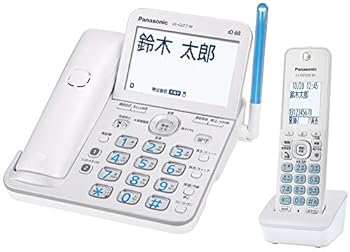 パナソニック コードレス電話機(子機1台付き)(パールホワイト) VE-GD77DL-W(中古品)の通販は