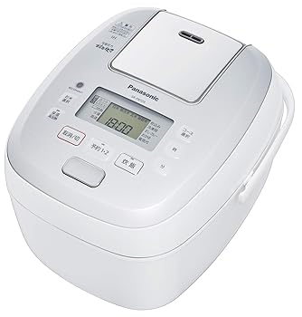 パナソニック 炊飯器 5.5合 圧力IH式 おどり炊き ホワイト SR-PB109-W(中古品)