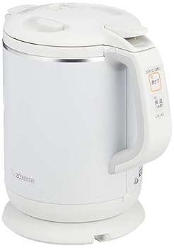 象印マホービン 電気ケトル 0.8L ホワイト CK-AX08-WA(中古品)