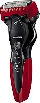 パナソニック ラムダッシュ メンズシェーバー 3枚刃 お風呂剃り可 赤 ES-ST2S-R(中古品)