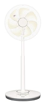 パナソニック リビング扇風機 DCモーター 温度センサー搭載 切/入タイマー付 シルキーベージュ F-CU338-C(中古品)