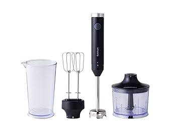 クイジナート スリム & ライト マルチ ハンドブレンダー ブラック HB-504KJ(中古:未使用・未開封)