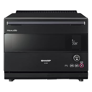 シャープ スチームオーブンレンジ ヘルシオ 30L 2段調理 パーソナルタイプ ブラック AX-HA20-B(中古品)