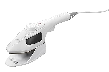 TWINBIRD 衣類スチーマー ESA-4095W アイロン ハンディ 除菌 脱臭 パワフルスチーム 3段階温度調節 ハンガーにか(中古品)