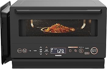 [山善] スチームオーブンレンジ 省エネ 高効率 15L 一人暮らし 二人暮らし スチーム調理 フラットテーブル トー (中古:未使用・未開封)