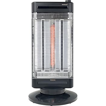 [山善] 速暖 カーボンヒーター + 遠赤外線 シーズヒーター 障害物センサー搭載 DBC-SK123(AB)(中古:未使用・未開封)