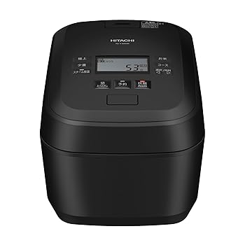 日立 炊飯器 5.5合 圧力&スチームIH ふっくら御膳 RZ-V100HM K フロストブラック 日本製 大火力 沸騰鉄釜 蒸気カ(中古品)