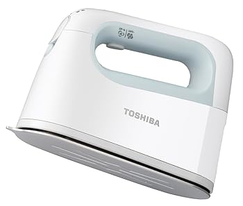 TOSHIBA(東芝) アイロン スチームアイロン コードレス 衣類スチーマー かけたまま 小型 約 0.69kg 最大約 14g/  (中古品)