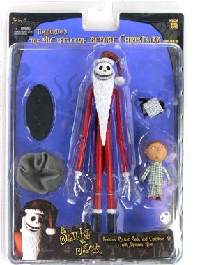 NECA Tim Burtons The Nightmare Before Christmas Series 2 Action Figure Santa Jac(中古:未使用・未開封)