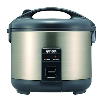 Tiger JNP-S55U-HU 3-Cup (Uncooked) Rice Cooker and Warmer, Stainless Steel Gray by Tiger Corporation(中古:未使用・未開封)