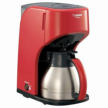 ZOJIRUSHI コーヒーメーカー 【カップ約1~5杯】 EC-KS50-RA レッド(中古:未使用・未開封)