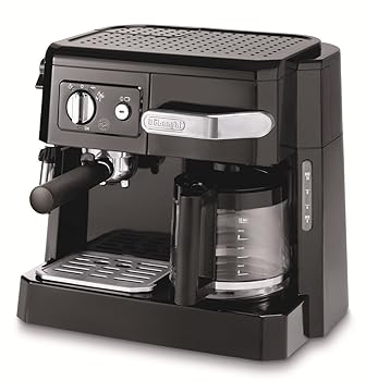 DeLonghi コンビコーヒーメーカー ブラック BCO410J-B 9-10カップ(中古:未使用・未開封)