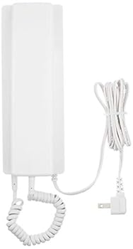 アイホン ワンタッチ ドアホン 受話器式 親機と子機セット 電話型同時通話方式 壁取り付け型 白 IE-1A(中古品)