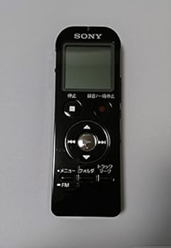 SONY ステレオICレコーダー FMチューナー付 4GB ブラック ICD-UX533F/B(中古品)