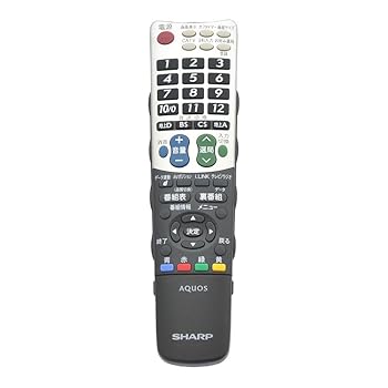 シャープ 液晶テレビ用リモコン RRMCGB047WJN1(0106380405)(中古:未使用・未開封)
