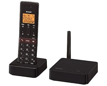 シャープ 電話機 コードレス 1.9GHz DECT準拠方式 迷惑電話機拒否機能 ブラウン系 JD-SF1CL-T(中古品)