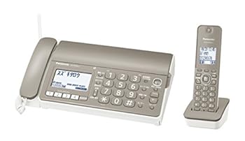 パナソニック おたっくす デジタルコードレスFAX 子機1台付き 1.9GHz DECT準拠方式 モカ KX-PD304DL-T(中古:未使用・未開封)