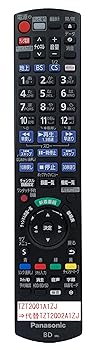 パナソニック ブルーレイ DVDプレーヤー レコーダー リモコン TZT2Q01A1ZJ(中古:未使用・未開封)