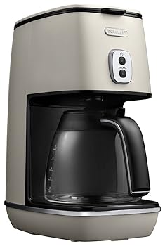 De'Longhi ドリップコーヒーメーカー ディスティンタ ICMI011J-W レギュラーコーヒー 6杯用 チタンコートフィル (中古:未使用・未開封)