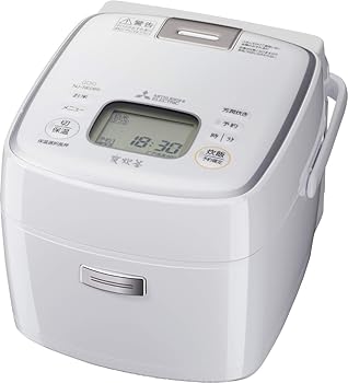 三菱電機 IH炊飯器 一人暮らし 日本製 3.5合 備長炭炭炊釜 NJ-SE069-W | 三菱電機 IHジャー炊飯器 備長炭 炭炊釜 3.5合炊き ピュア