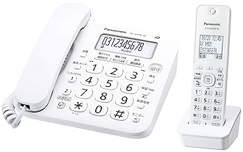 パナソニック コードレス電話機(子機1台付き) VE-GD26DL-W(中古:未使用・未開封)