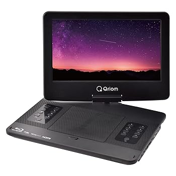 山善 YAMAZEN キュリオム Qriomポータブルブルーレイプレーヤー 13.3インチ CPRM対応 車載用ケース付TMB-L133R(B(中古:未使用・未開封)