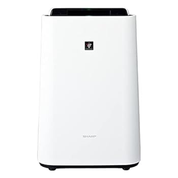 シャープ 加湿 空気清浄機 プラズマクラスター 7000 空気清浄 23畳 ホワイト KC-P50-W(中古品)