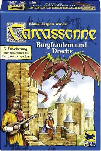 カルカソンヌ拡張セット 王女とドラゴン (Carcassonne: Burgfr?ulein 