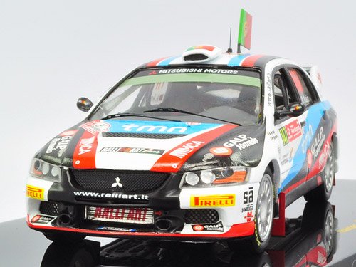 イクソ 1/43 三菱ランサー エボリューション IX 09 ラリー・ポルトガル #14(中古品)の通販は 9,180円