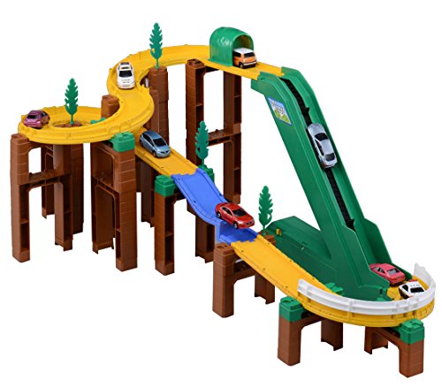 トミカ トミカシステム 3WAY オートやまみちどうろセット(中古品)の通販は