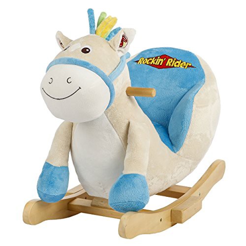 Rockin' Rider Tickles Baby Rocker Ride On Blue L(中古品)