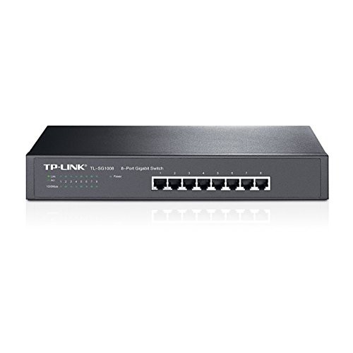TP-Link Giga対応10/100/1000Mbps ラックマウント 8ポートスイッチングハブ(中古品)の通販は