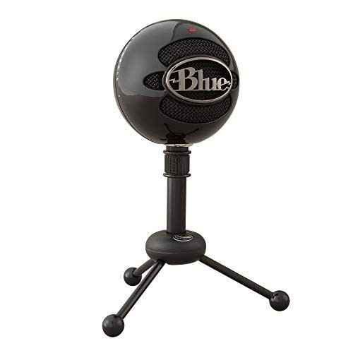 Blue デスクトップUSBマイク Snowball Gloss Black [並行輸入品](中古品)の通販は