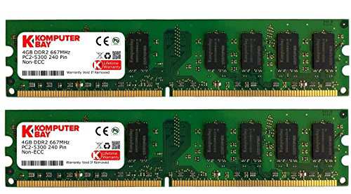 Komputerbay 8GBメモリ 2枚組 4GBX2 DUAL デスクトップパソコン用 増設メモ(中古品)の通販は 50,443円