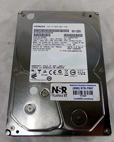 Hitachi Deskstar 7K1000.C 1 Terabye (1TB) SATA/300 7200RPM 32MB ハード(中古品)