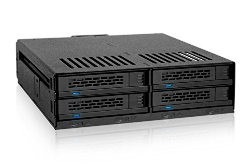 ICYDOCK MB324SP-B HDD & SSD x 4台 搭載 可能 モジュールラック ホット ス(中古品)の通販は