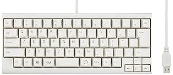 PFU Happy Hacking Keyboard Lite2 日本語配列かな印字なし USBキーボード ホワイト P(中古品)の通販は