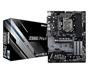 ASRock Intel Z390 チップセット搭載 ATX マザーボード Z390 Pro4(中古品)の通販は