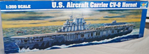 トランペッター 1/350 米海軍空母CV-8ホーネット プラモデル(中古品)