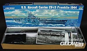 トランペッター 1/350 米海軍 空母 CV-13 フランクリン プラモデル(中古品)