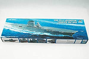 トランペッター 1/350 米海軍 空母 CV-2 レキシントン プラモデル(中古品)