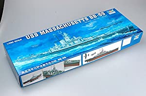 トランペッター 1/350 アメリカ海軍 BB-59 マサチューセッツ 05306 プラモデル(中古品)の通販は