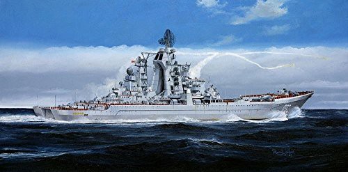 トランペッター 1/350 ロシア海軍キーロフ級巡洋艦 A・ウシャコフ プラモデル(中古品)