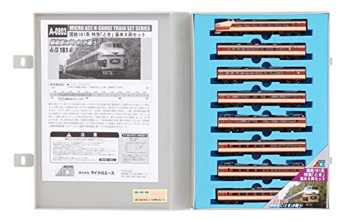 マイクロエース Nゲージ 国鉄181系特急「とき」基本8両セット A0803 鉄道模型 電車(中古品)の通販は