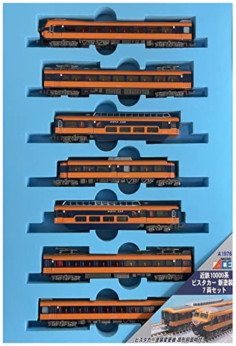 近鉄10000系ビスタカー登場時　7両セット　マイクロエース A-1970 マイクロエース 近鉄10000系ビスタカー登場時 7両セット 近鉄