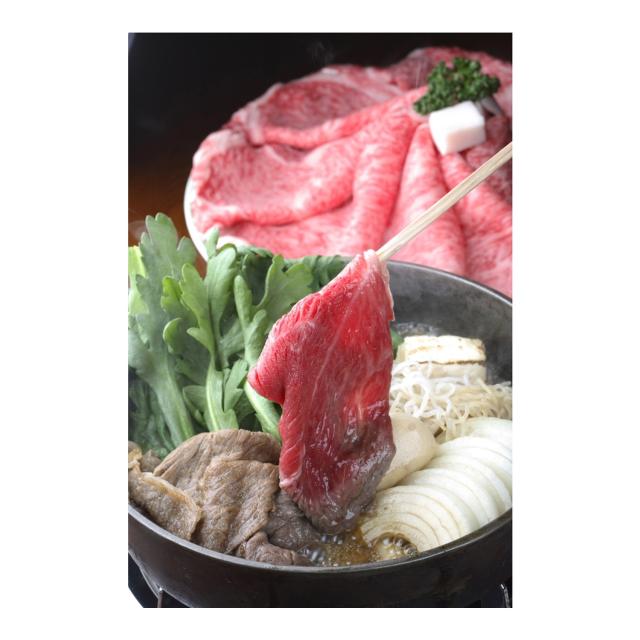 【冷蔵】「京都モリタ屋」 国産黒毛和牛肩・肩ロースすき焼きセット (黒毛和牛肩・肩ロース600g)