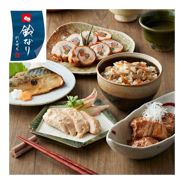 東京 新宿荒木町 日本料理 「鈴なり」 本格惣菜セット （鶏五目、豚の角煮、鶏の八幡巻、鶏の西京焼、さばの西京焼）